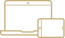 A collection of overlapping, rectangular digital screens in beige, gray, and black colors, arranged in a layered pattern.